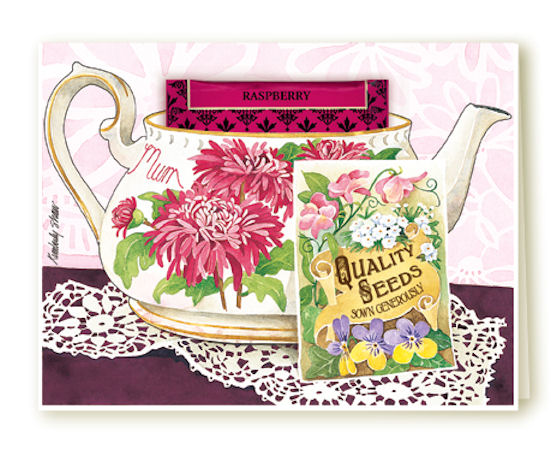 Card "Mum" Teacup with Teabag