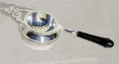 Georgiana Tea Strainer with Silver Plated Bowl