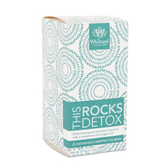 This Rocks Detox 25 Individually Wrapped Teabags Whittard - Best By: 9/2019