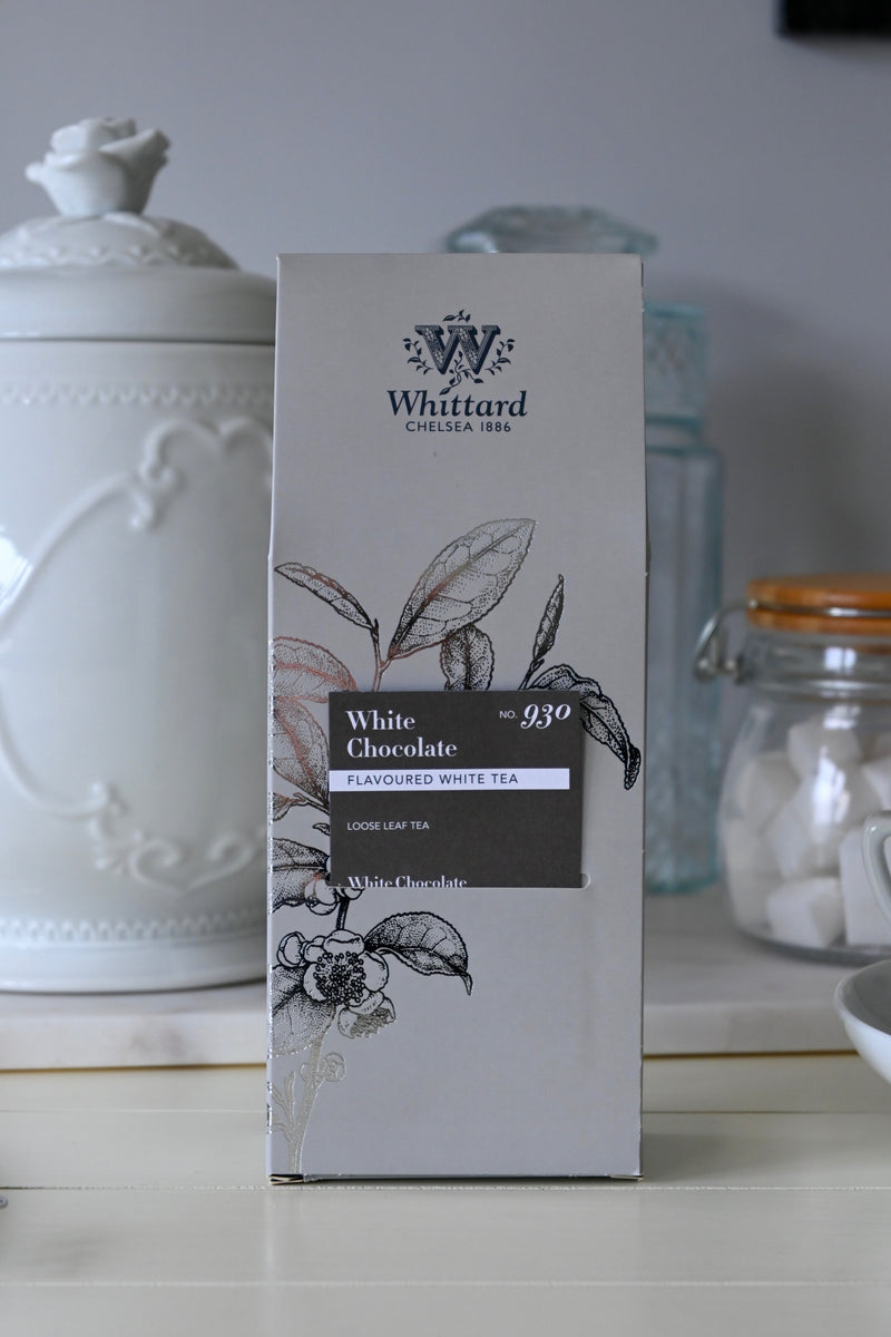 White Chocolate Loose Leaf Flavored White Tea 75g Whittard - Best By: 11/2020