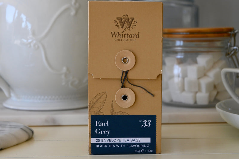 Earl Grey Individually Wrapped Teabags (25) Whittard - Best By: 8/2019
