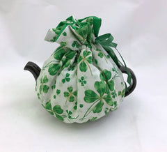 Lucky Shamrock 2-4 Cup Wrap Cozy by Cricklewood Cottage