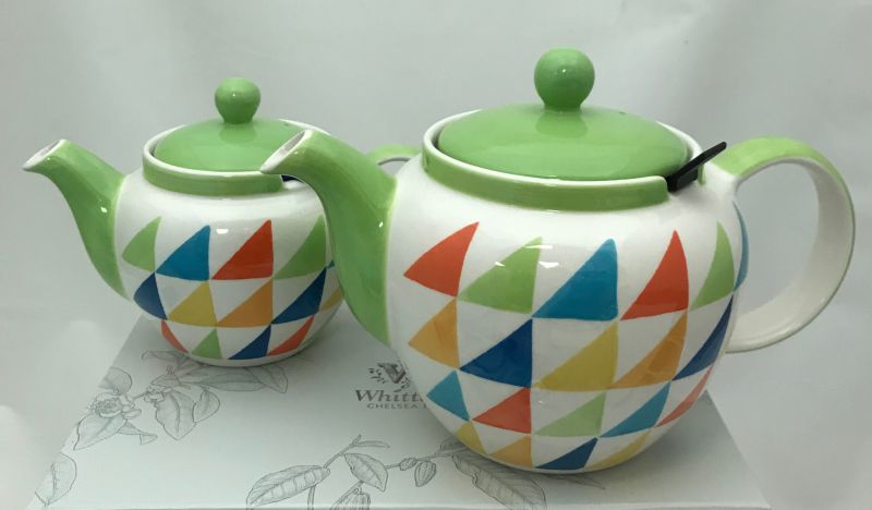Mosaic 2 cup Chatsford Teapot Whittard with strainer