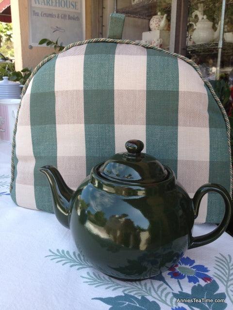 4 cup Teapot Hunter Green Made in England