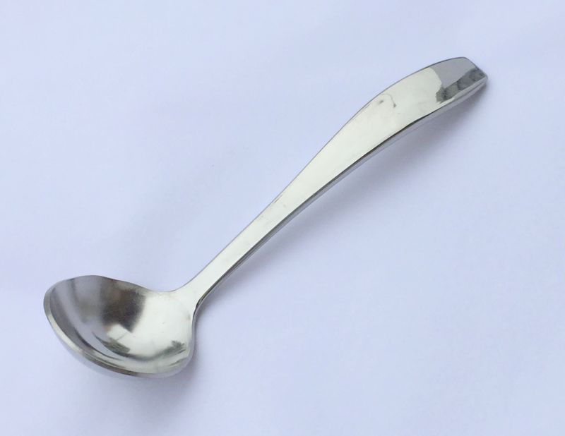 Sugar Ladle Plain Stainless Steel, 4.5 inches long