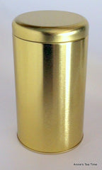 Gold large round 150g Storage Tin