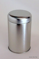 Silver small round 50g Storage Tin